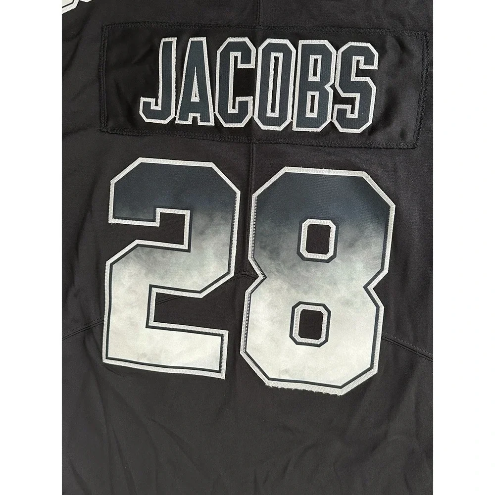 Raiders 2020 Nike On Field 28 Josh Jacobs Football Jersey Inaugural Season Patch